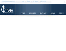 Tablet Screenshot of olivebaptist.org